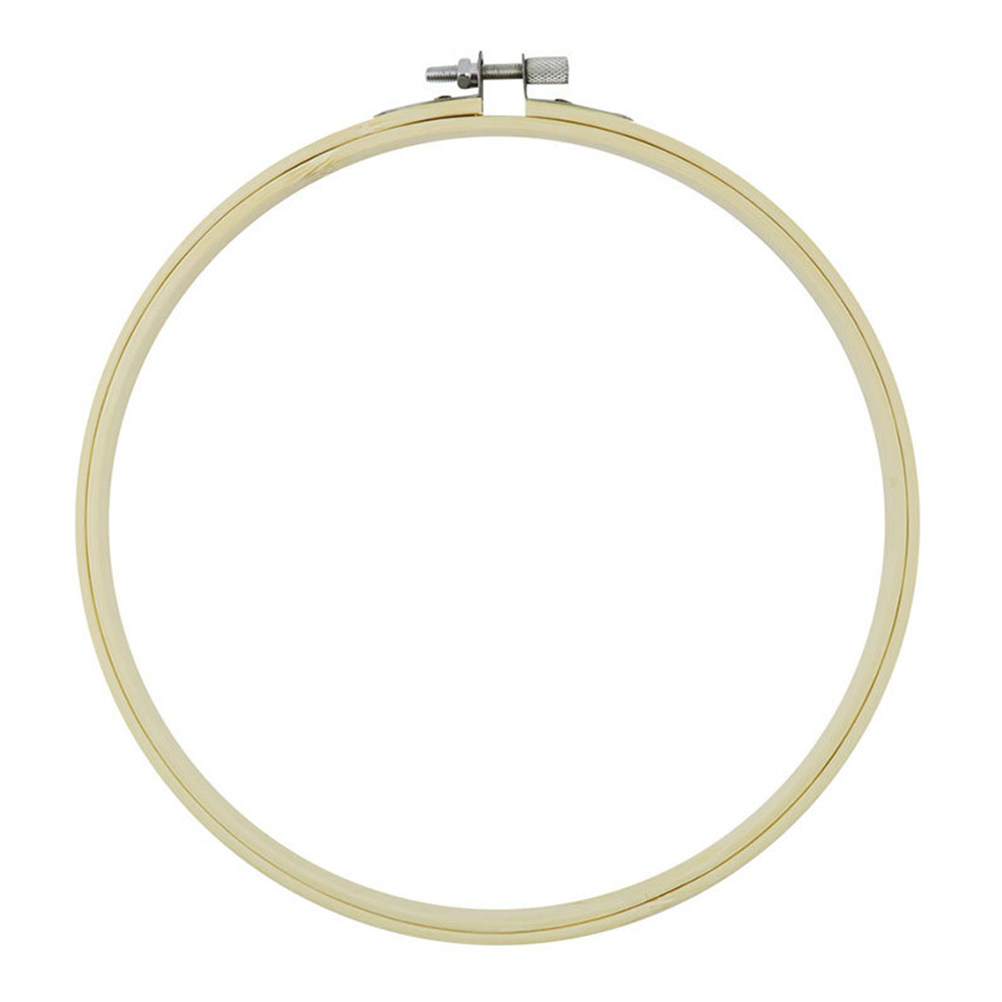 Embroidery Hooping - ชุดห่วงปักผ้าไม้ไผ่ 12 ชิ้น ขนาด 20 ซม.