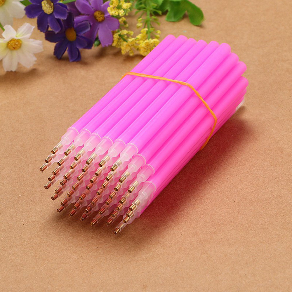 Embroidery Garments - ขายส่ง 50/100PCS พลาสติกเพชรภาพวาดปากกาเจาะเครื่องมือสแควร์รอบเจาะเย็บปักถักร้อยโมเสค DIY มือหัตถกรรมเครื่องมือ