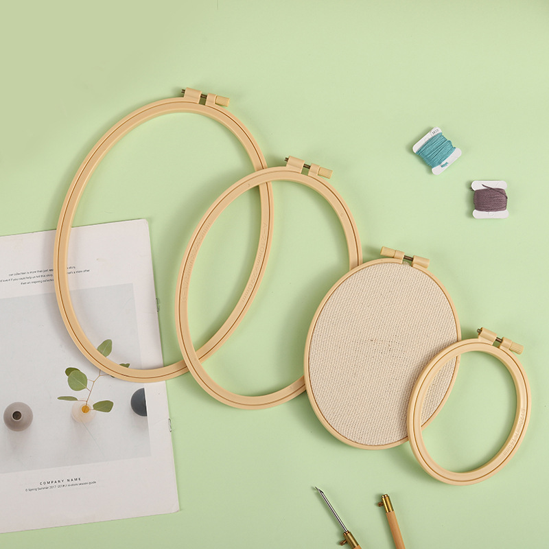 Embroidery Hooping - 1 ชิ้น DIY Needlecraft Cross Stitch