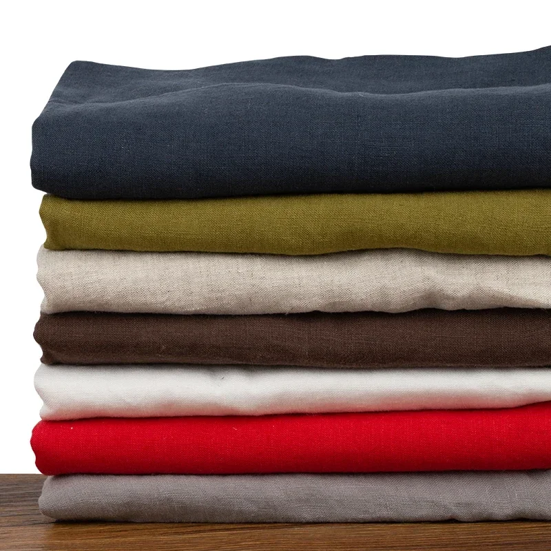ผ้าลินินบริสุทธิ์ผ้าลินินหินฝ้ - Linen Fabric Natural บทวิจารณ์และราคา