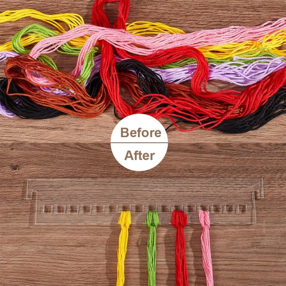 16 ตําแหน่งไหมขัดฟัน Organizer - Embroidery Kit บทวิจารณ์และราคา