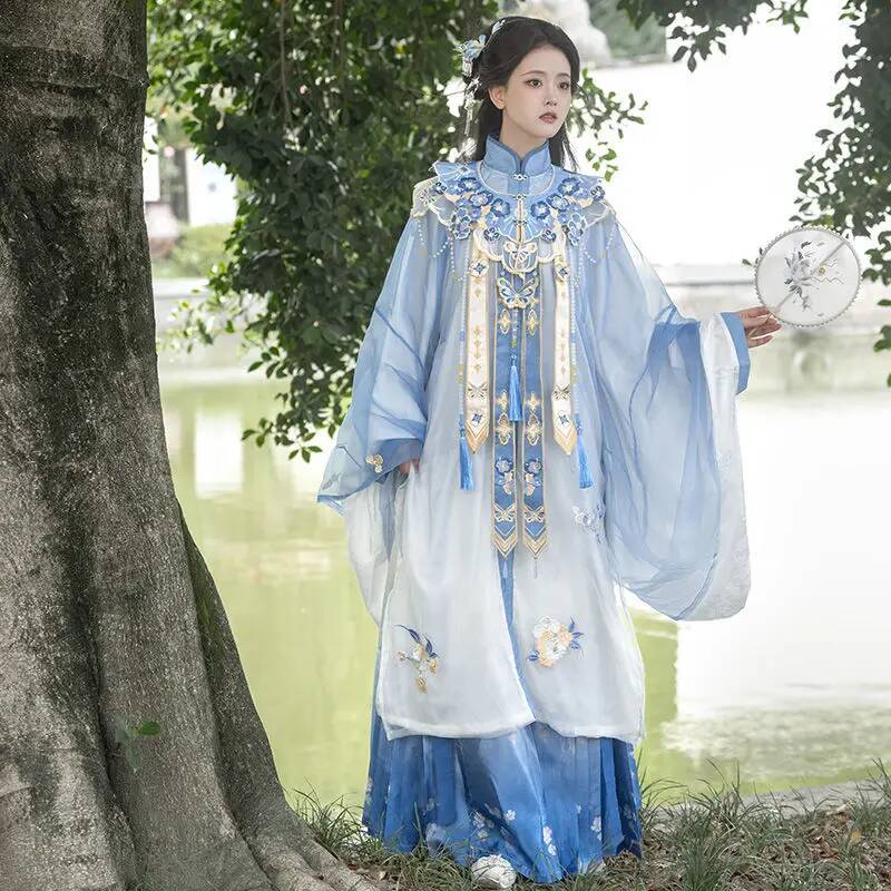 สองเดือน [หลานจินหลัว] ใหม่ฮั่ - Embroidery Skirt บทวิจารณ์และราคา