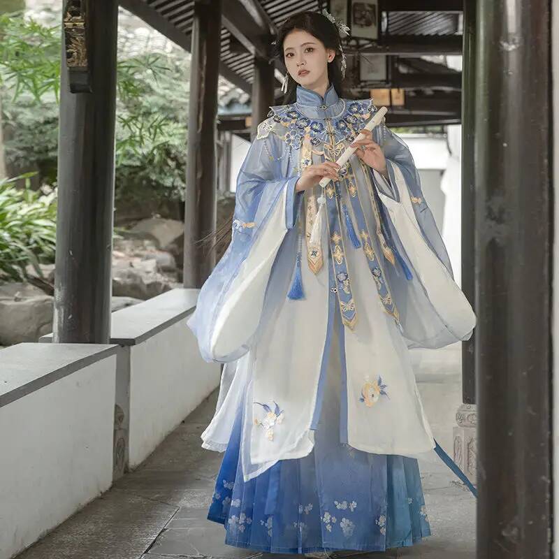 สองเดือน [หลานจินหลัว] ใหม่ฮั่ - Embroidery Skirt บทวิจารณ์และราคา