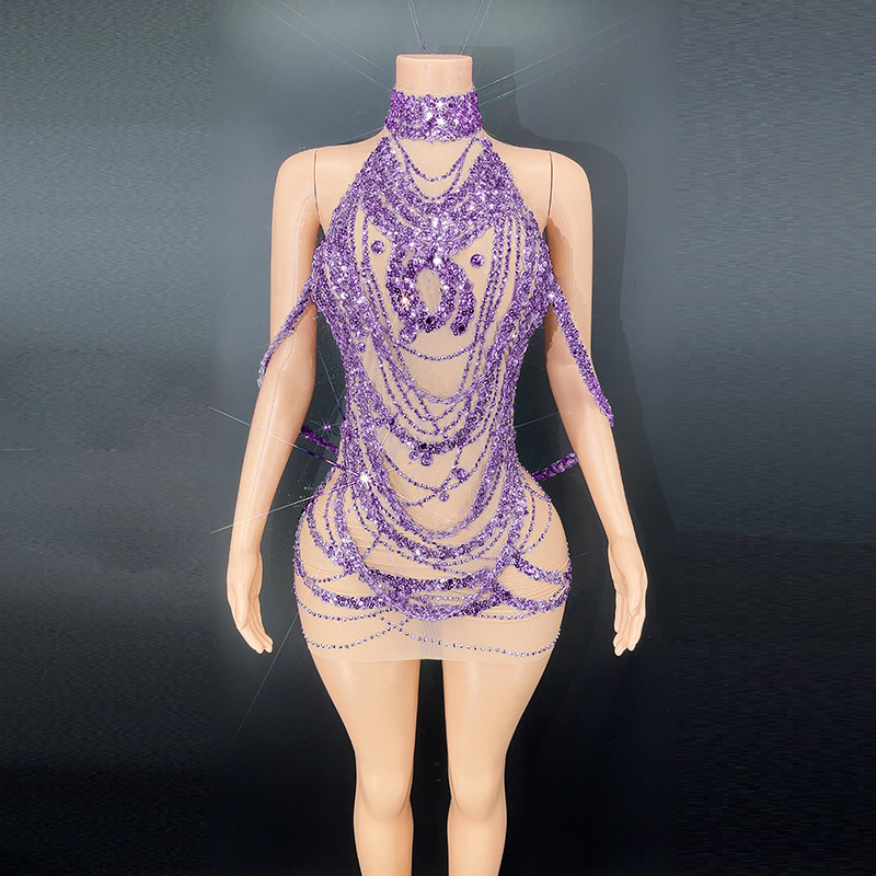 ชุดเดรสงานพรอมสีเงินสุดเซ็กซี่ - Embroidery Skirt บทวิจารณ์และราคา
