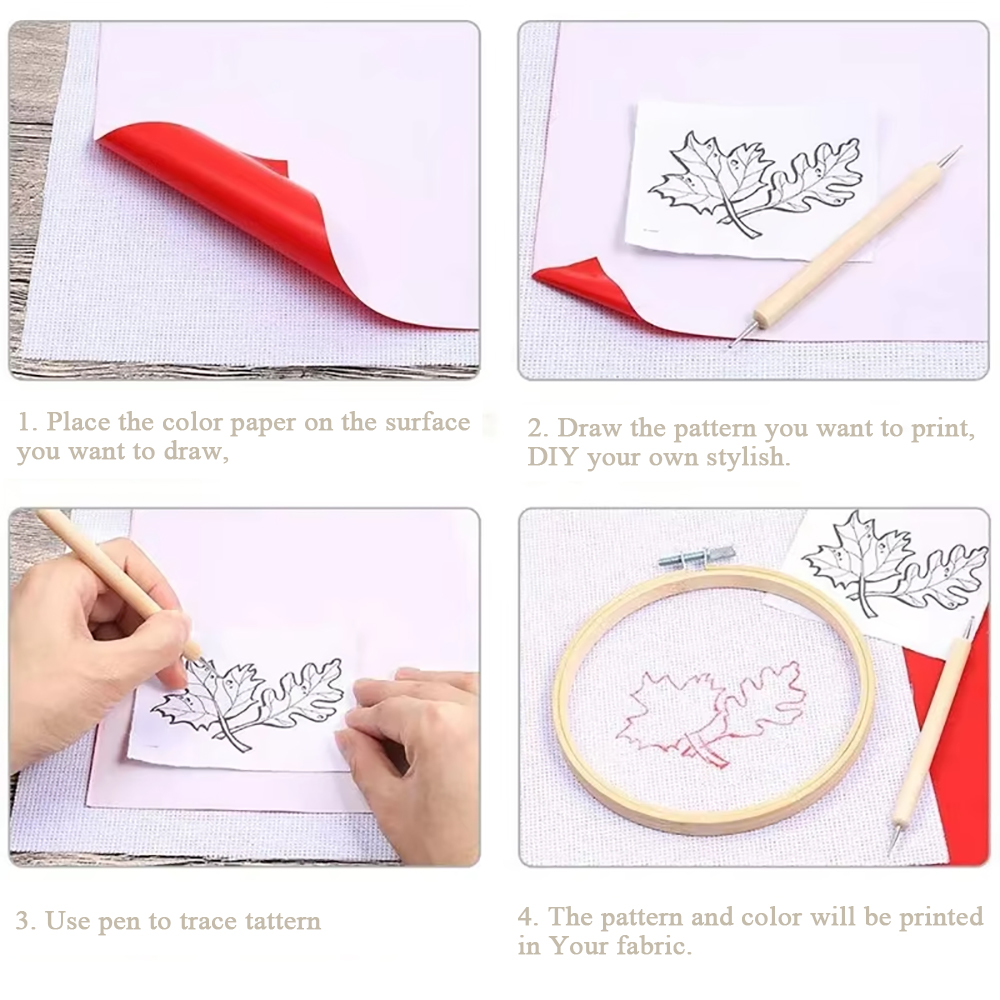 กระดาษคาร์บอนสำหรับงานปัก 10 ช - Transfer Paper Carbon บทวิจารณ์และราคา