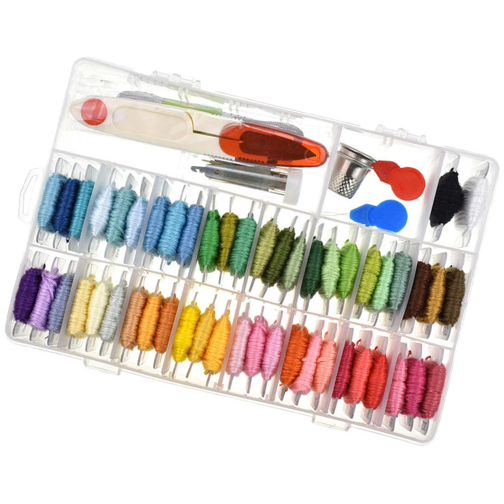 ชุดอุปกรณ์งานปัก 50 ชิ้น ชุดสำ - Embroidery Kit บทวิจารณ์และราคา