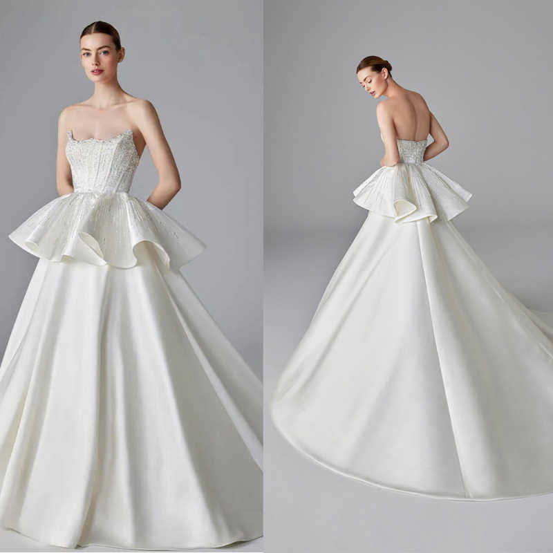 ชุดแต่งงานที่หรูหรา ทรงเอ ผ้าซ - Embroidery Online Design บทวิจารณ์และราคา