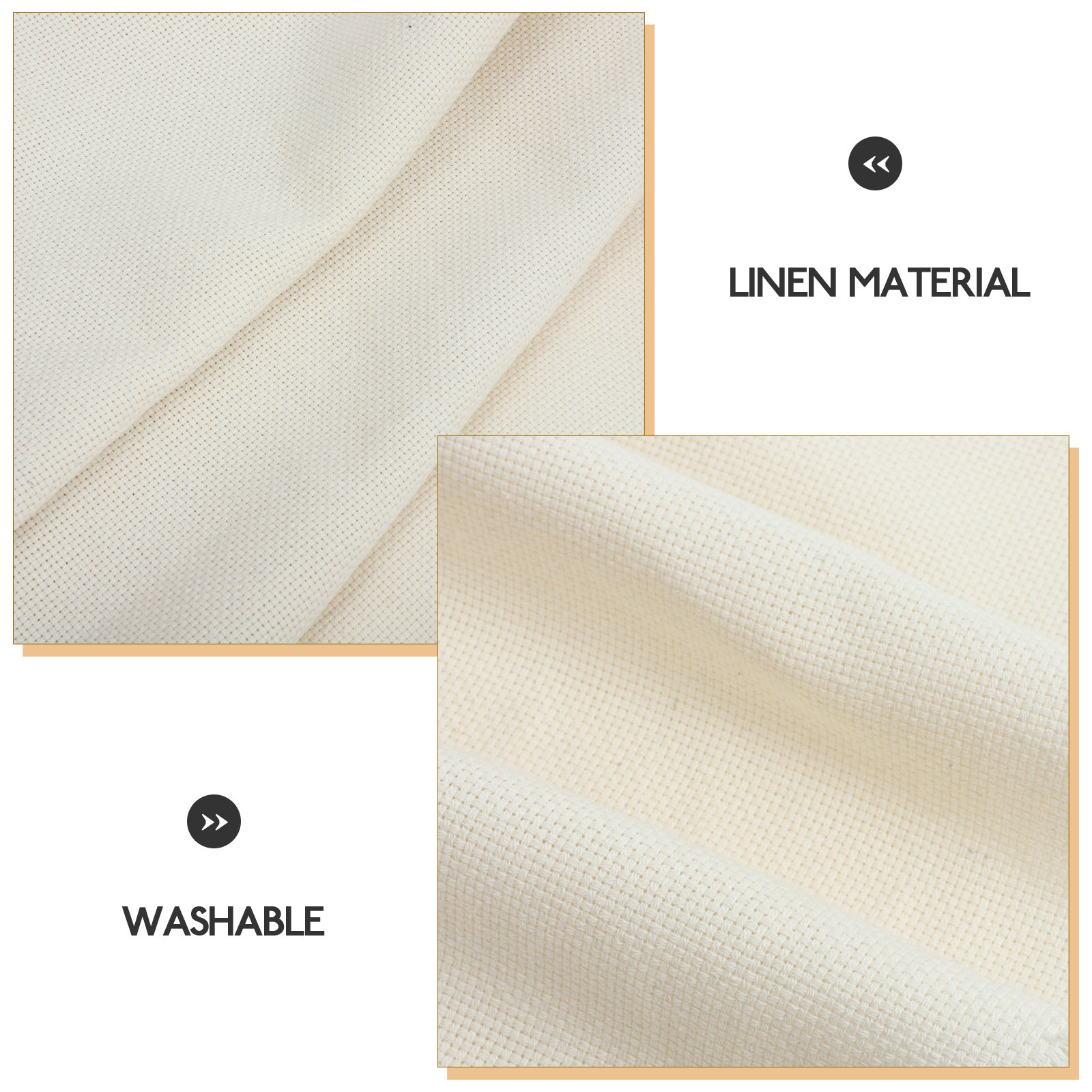 ผ้าลินินปักลายพระสงฆ์ ผ้าปูพื้ - Embroidery Cloth บทวิจารณ์และราคา