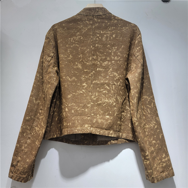 แฟชั่นฤดูใบไม้ผลิ เสื้อแจ็คเก็ - Embroidery Jacket Jeans บทวิจารณ์และราคา