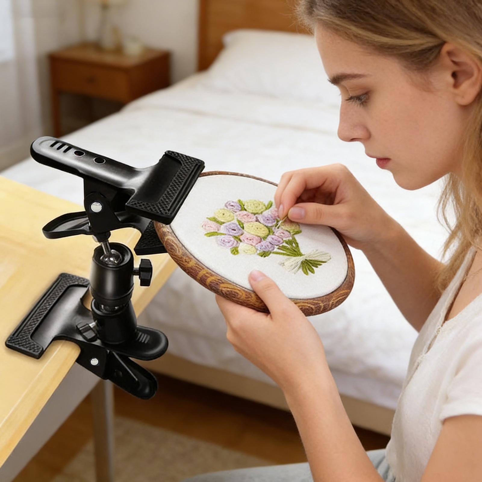 ขาตั้งงานปักผ้าแบบปรับระดับได้ - Embroidery Hooping บทวิจารณ์และราคา