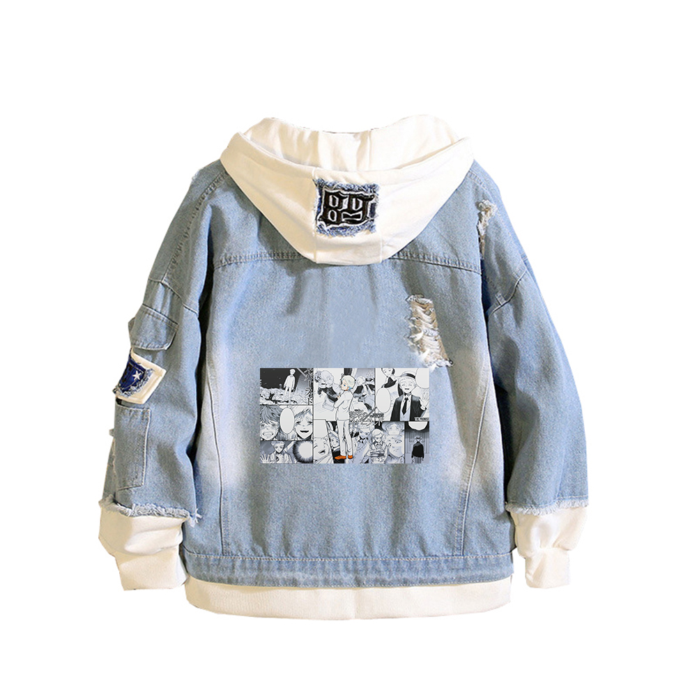 แจ็คเก็ตยีนส์อนิเมะ The Promis - Embroidery Jacket Jeans บทวิจารณ์และราคา