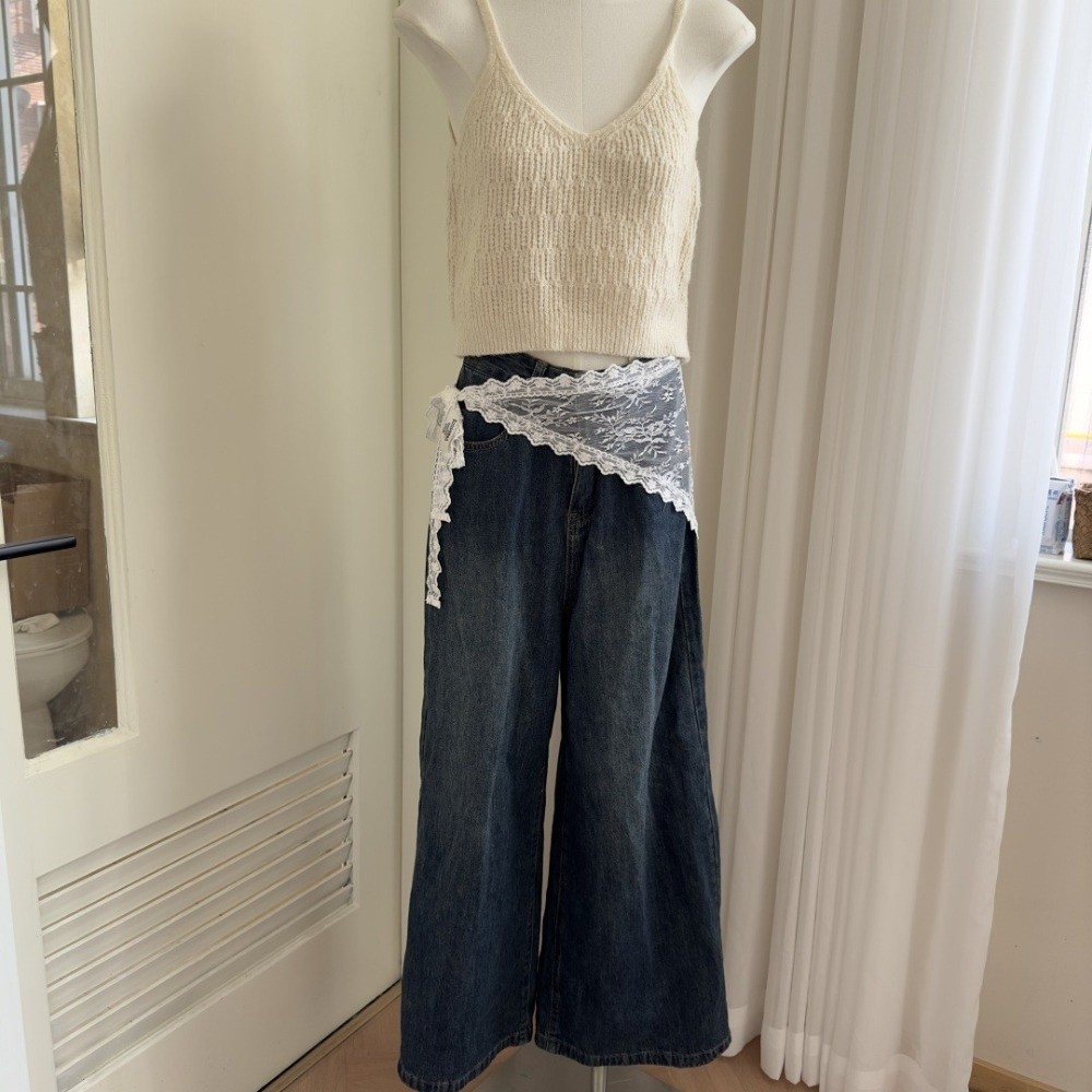 ผ้ากันเปื้อนทรงสามเหลี่ยมสไตล์ - Embroidery Skirt บทวิจารณ์และราคา