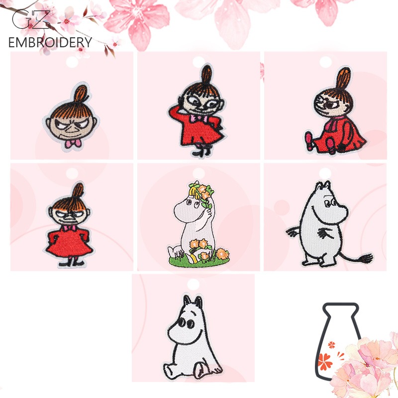 แพทช์ปักลายการ์ตูนมูมินน่ารัก  - Embroidery Cloth บทวิจารณ์และราคา