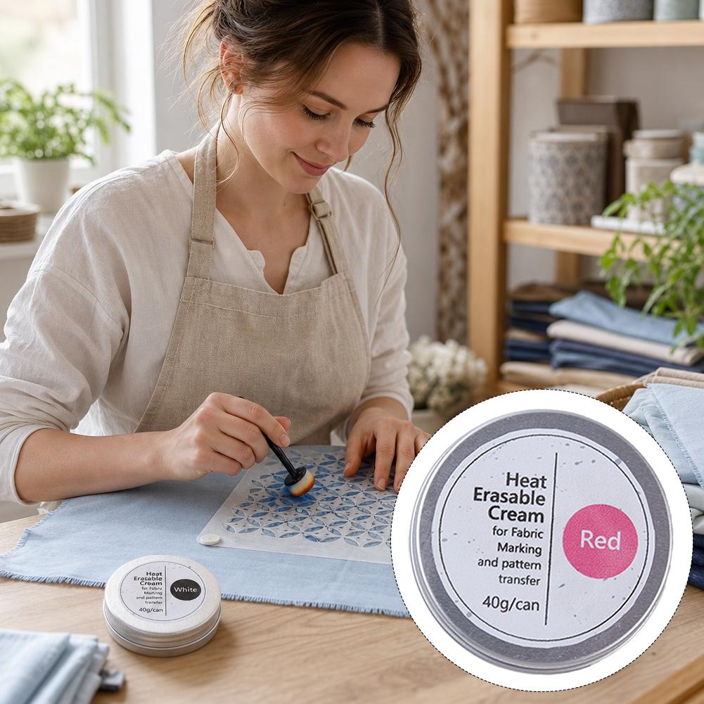 ครีมเขียนลายผ้าแบบลบได้ด้วยควา - Embroidery Cream บทวิจารณ์และราคา