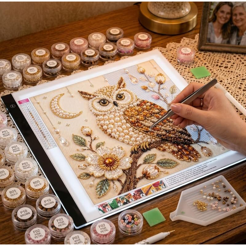 ชุดงานฝีมือ DIY ปักลูกปัดและไข - Embroidery Kit Set บทวิจารณ์และราคา
