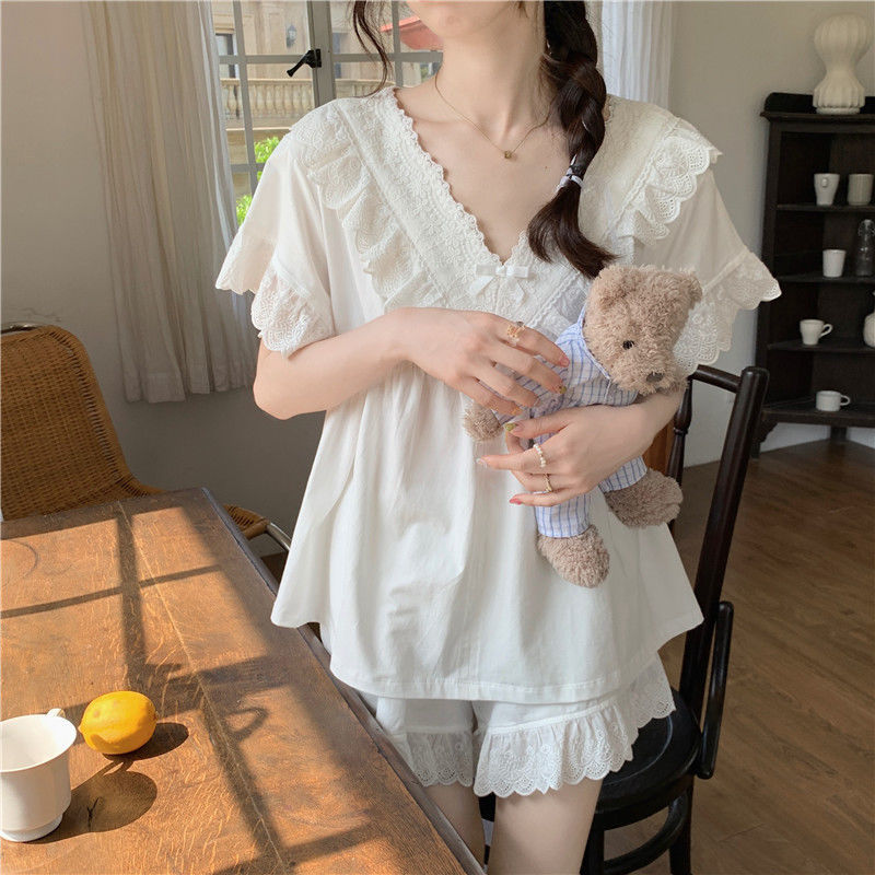 ชุดสตรี Ruffles Minimalist Pur - Linen Fabric Natural บทวิจารณ์และราคา