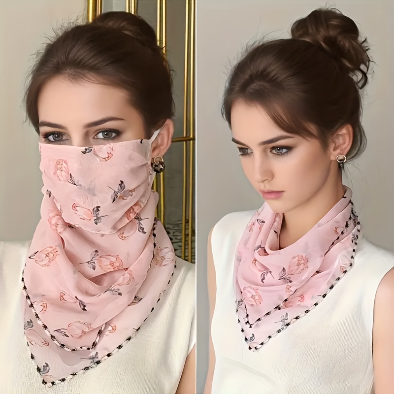 หน้ากากปิดหน้าและผ้าพันคอสำหรั - Embroidery Yarns บทวิจารณ์และราคา