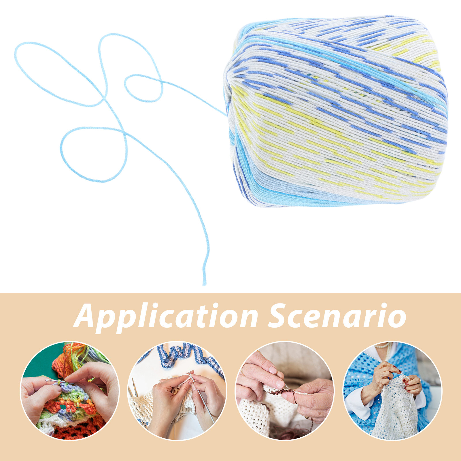 ไหมพรมถักนิตติ้งเนื้อนุ่ม 1 ม้ - Embroidery Yarns บทวิจารณ์และราคา