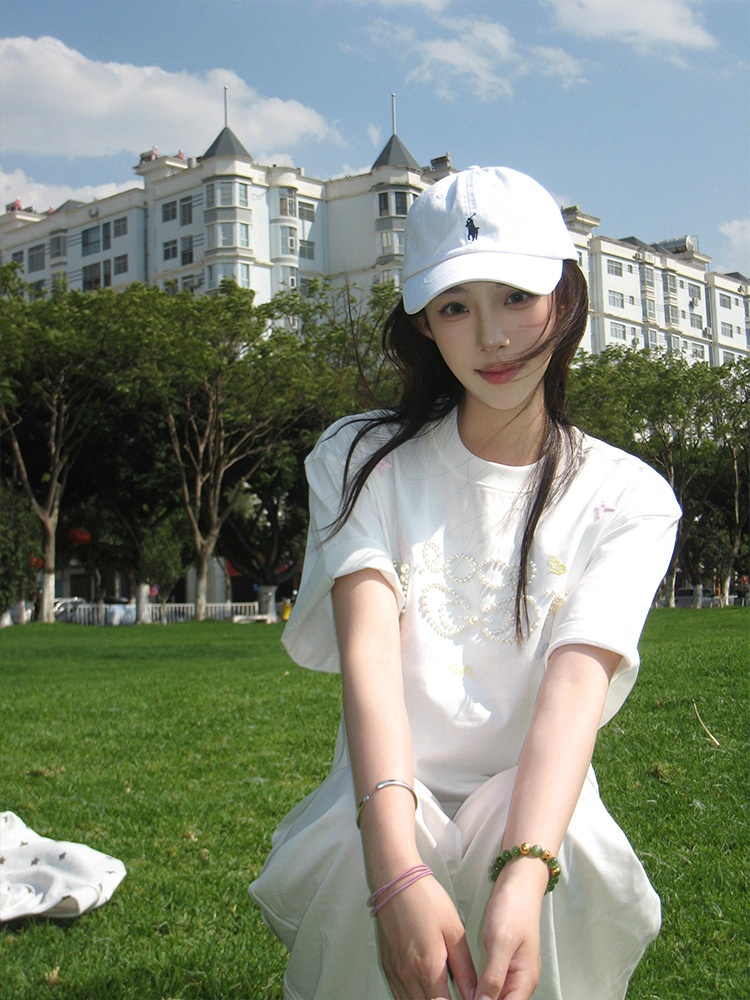 เสื้อยืดแขนสั้นสไตล์อเมริกันสำ - Embroidery Font Free บทวิจารณ์และราคา