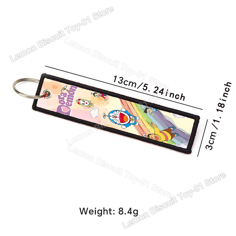 พวงกุญแจโดราเอมอน ปักลายการ์ตู - Embroidery Cloth บทวิจารณ์และราคา