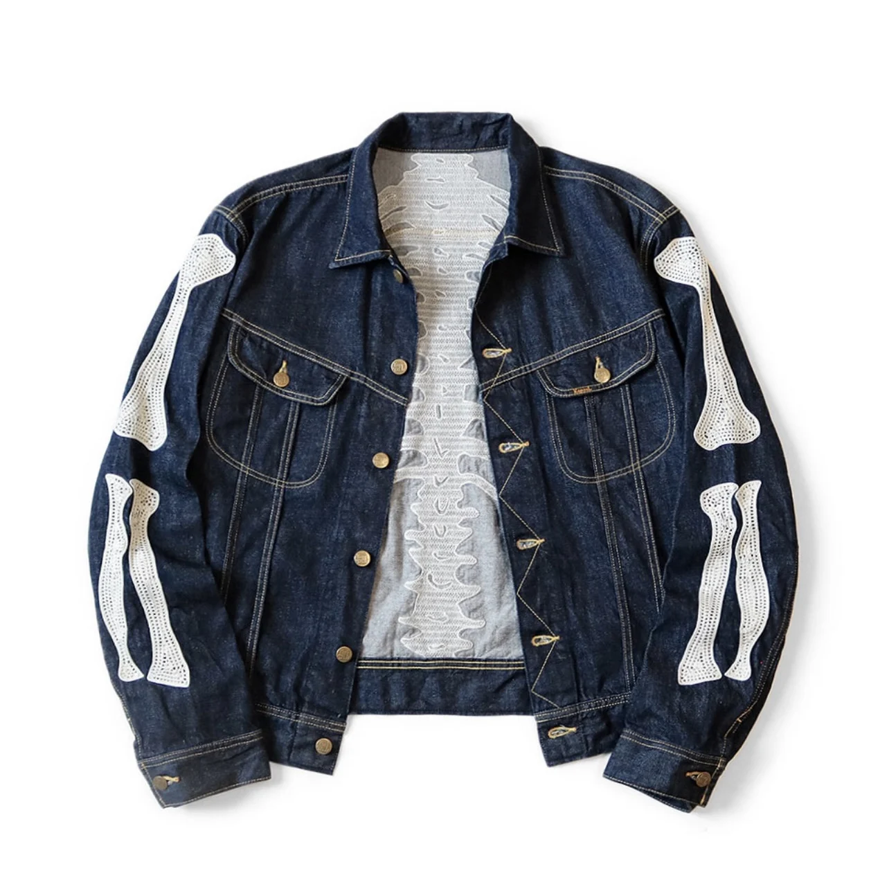 24SS KAPITAL Hirata Hiroshi ญี - Embroidery Jacket บทวิจารณ์และราคา