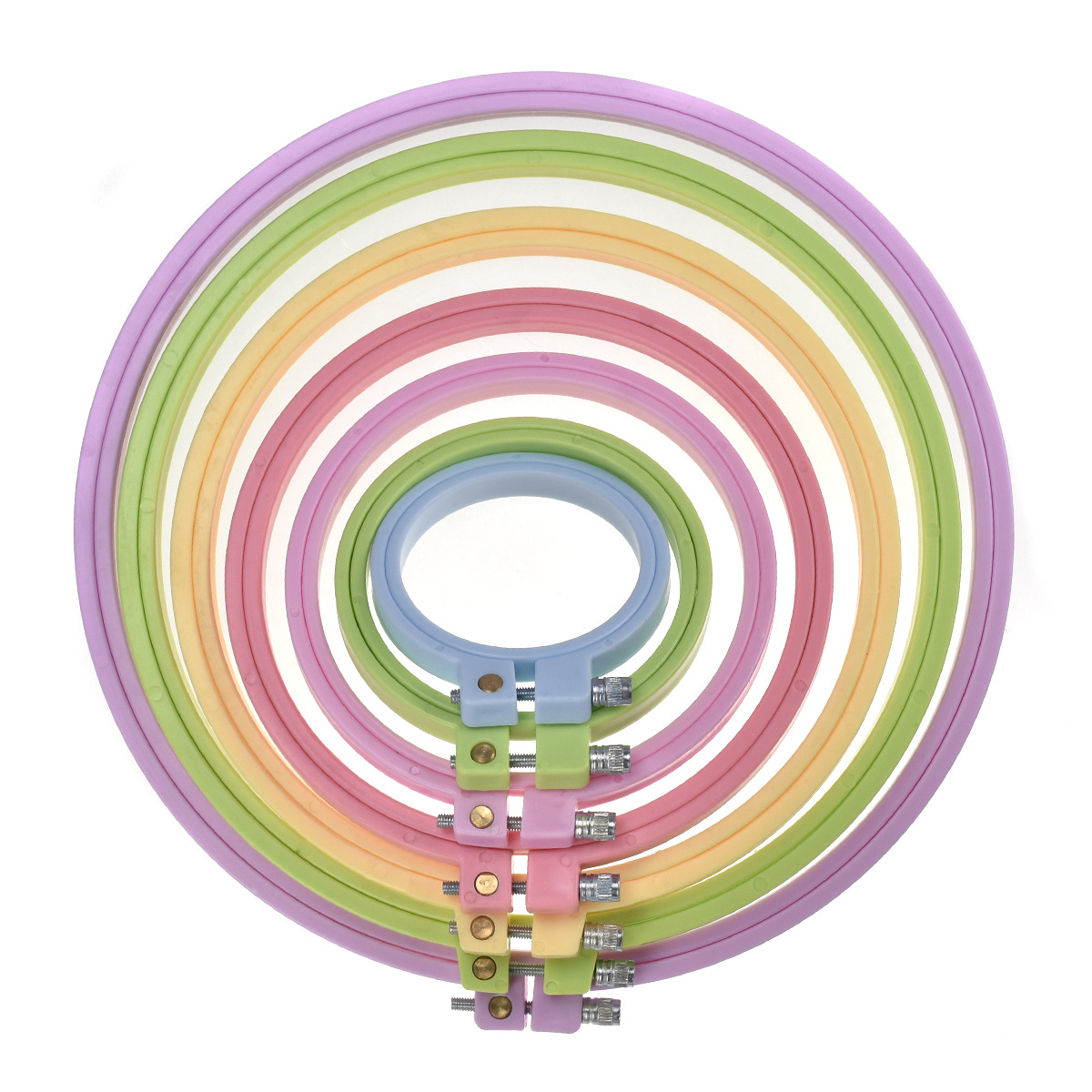ห่วงปักผ้าพลาสติกขนาด 7-25 ซม. - Embroidery Hooping บทวิจารณ์และราคา