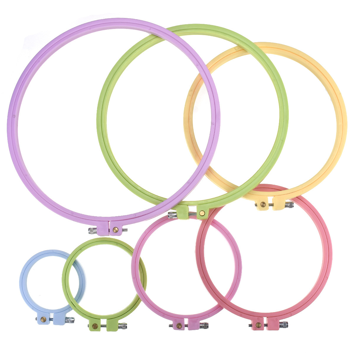 ห่วงปักผ้าพลาสติกขนาด 7-25 ซม. - Embroidery Hooping บทวิจารณ์และราคา