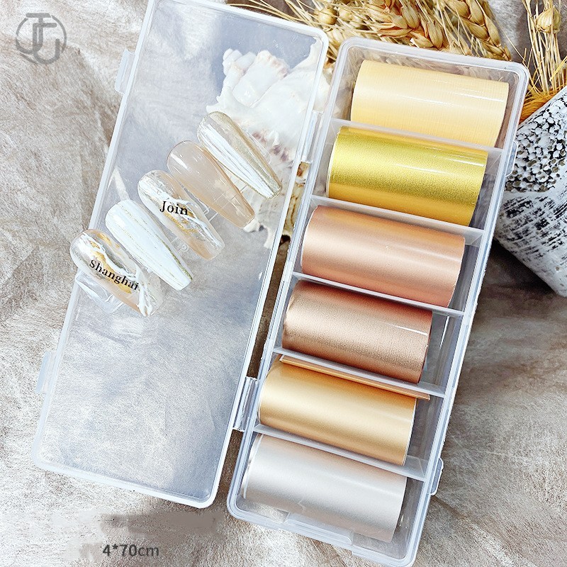 6 ม้วน Aurora เล็บฟอยล์สําหรับ - Transfer Paper Carbon บทวิจารณ์และราคา