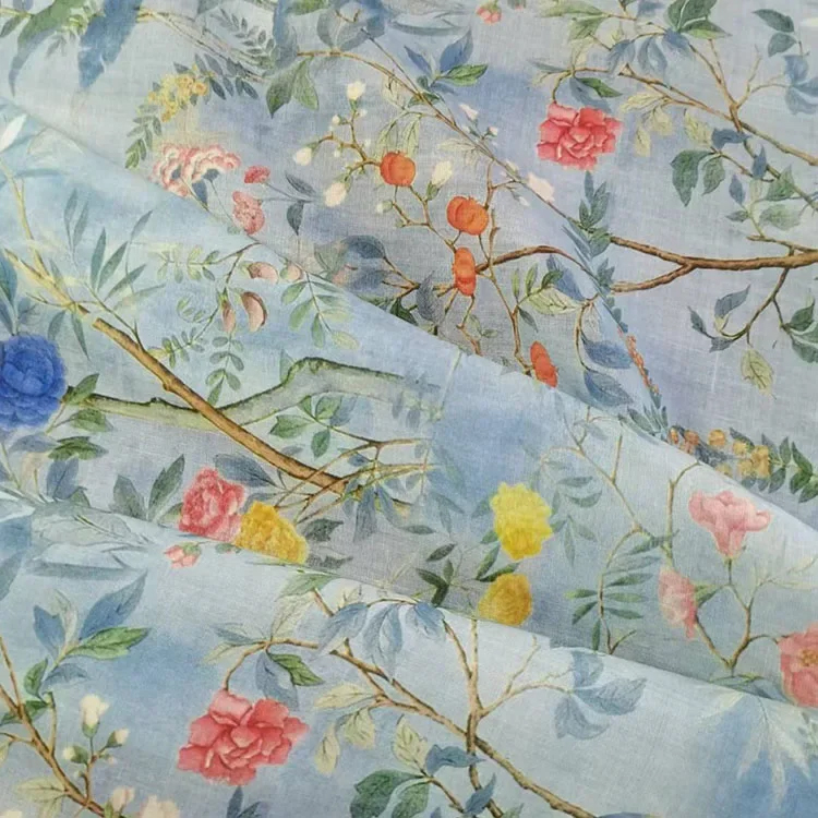 ผ้ารามีสีธรรมชาติ น้ำหนักเบา น - Linen Fabric Natural บทวิจารณ์และราคา