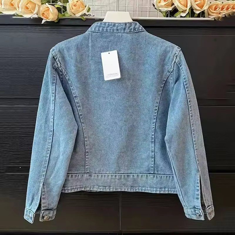 แจ็คเก็ตยีนส์แฟชั่นใหม่ ฤดูใบไ - Embroidery Jacket Jeans บทวิจารณ์และราคา
