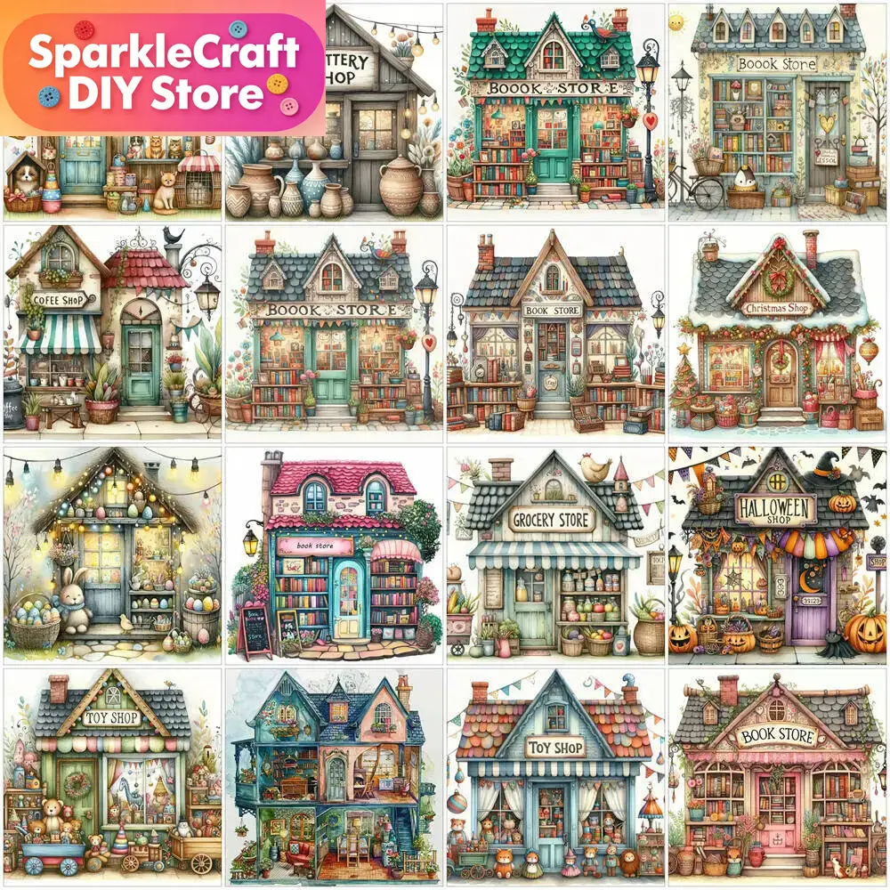 ภาพวาดเพชร 5 มิติ แบบไร้กรอบ 1 - Embroidery Garments บทวิจารณ์และราคา