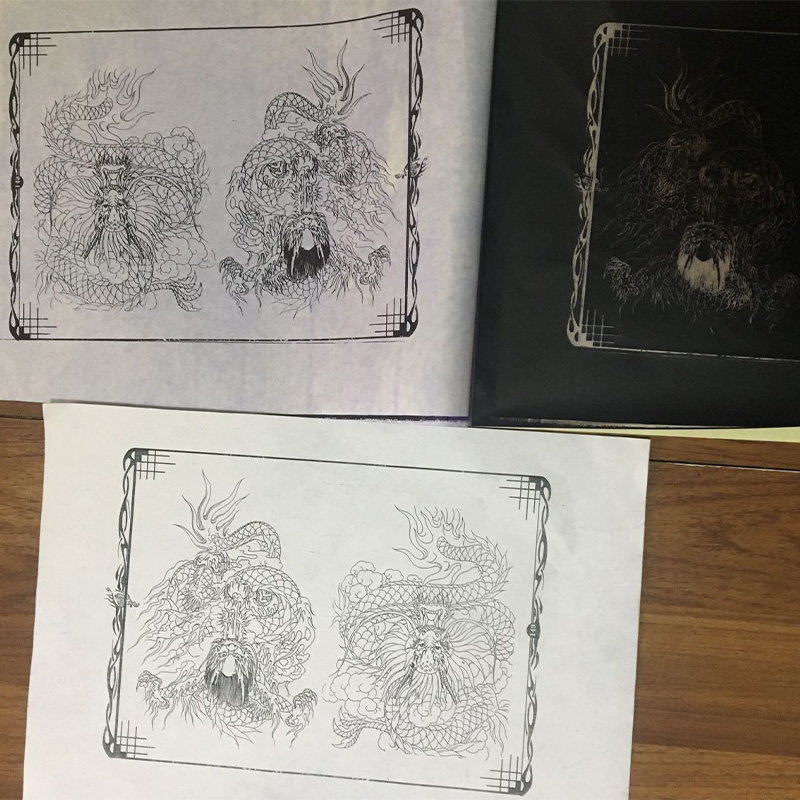 กระดาษลายฉลุสักลายความร้อน A4  - Transfer Paper Carbon บทวิจารณ์และราคา