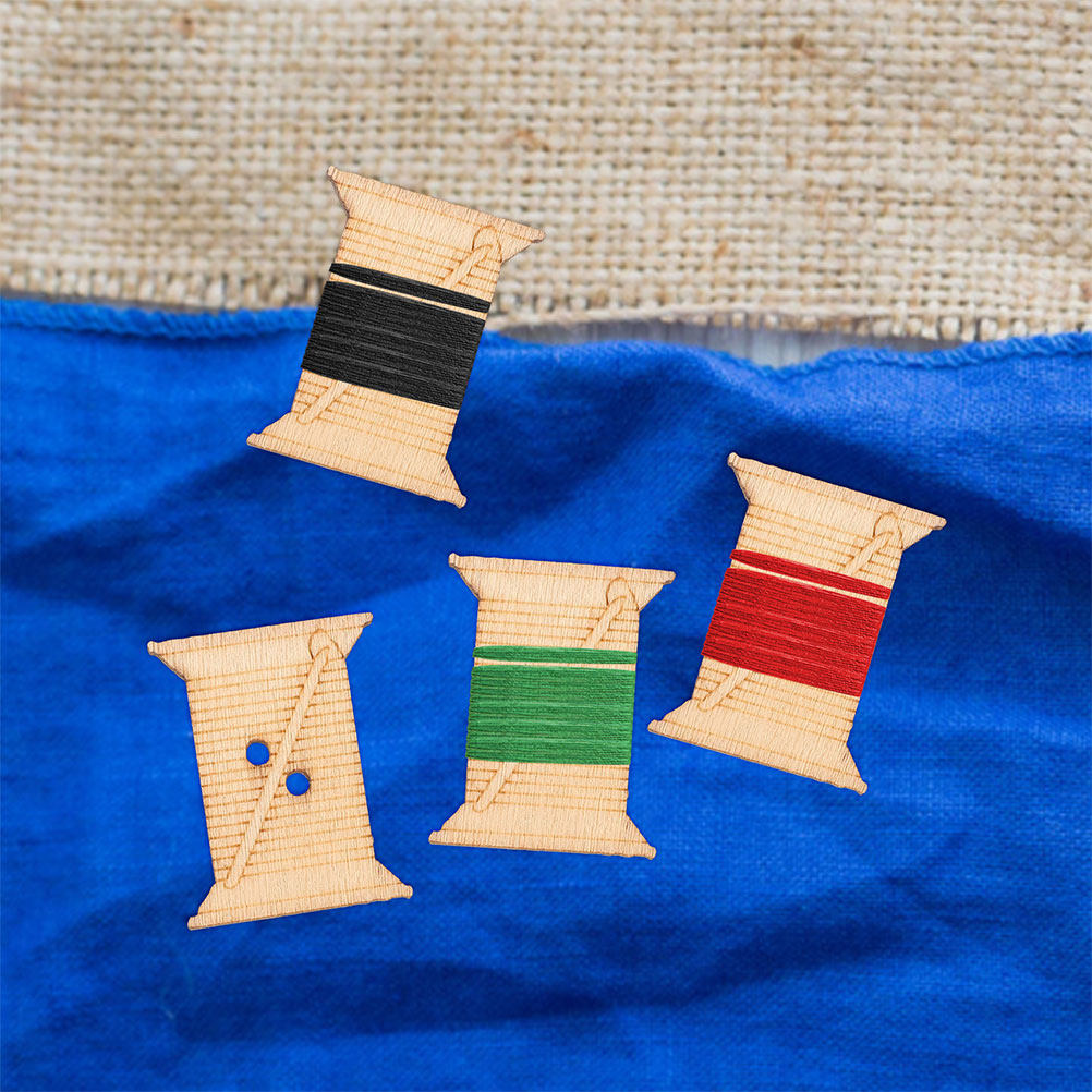 กระดาษม้วนด้ายปักผ้าทำจากไม้ 1 - Embroidery Yarns บทวิจารณ์และราคา