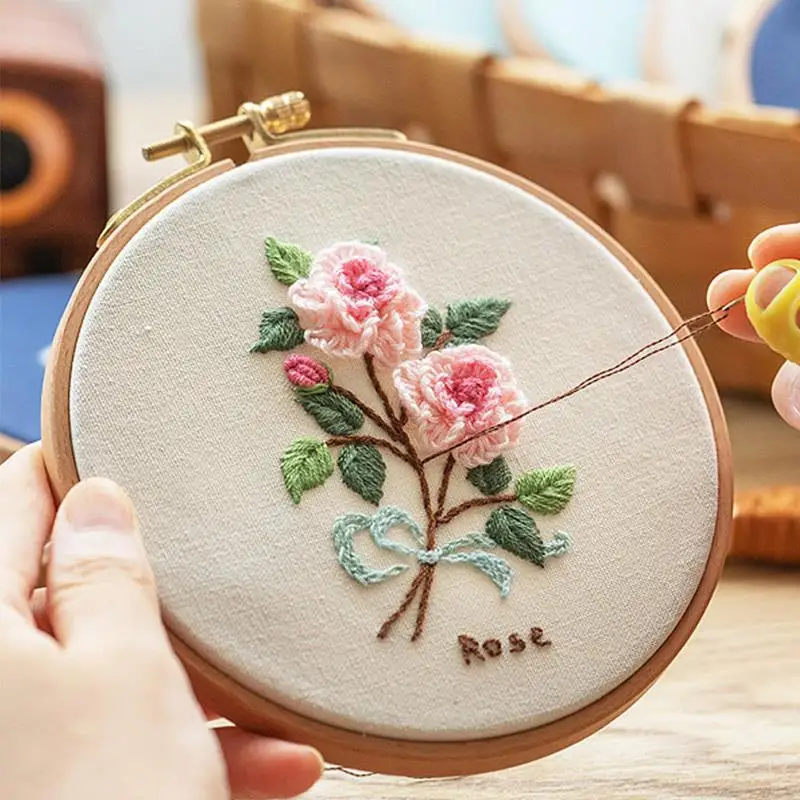 ห่วงปักผ้าไม้บีชคุณภาพสูง วงกล - Embroidery Hooping บทวิจารณ์และราคา
