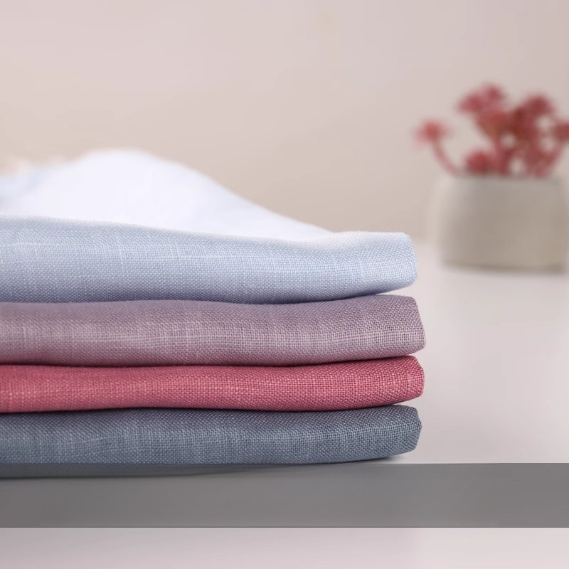 ชุดเดรสผ้าลินินแท้ 100% ผ้าราม - Linen Fabric Natural บทวิจารณ์และราคา