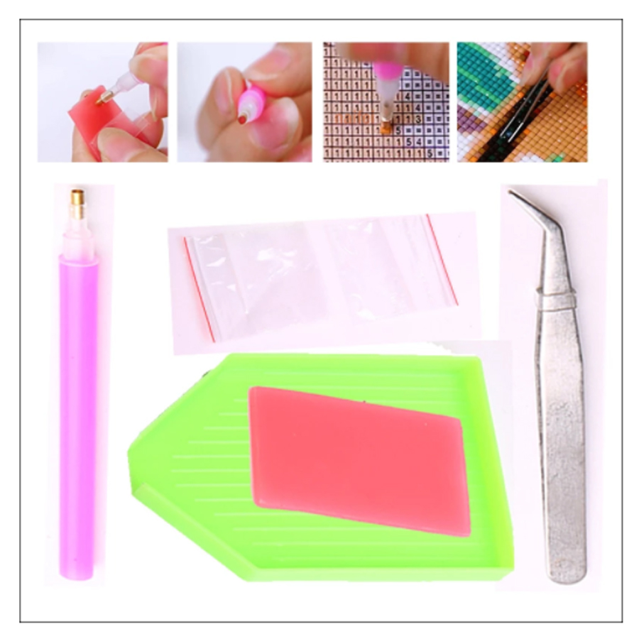 ภาพวาดติดเพชร5D แบบทำมือโต๊ะใน - Embroidery Kitchen บทวิจารณ์และราคา