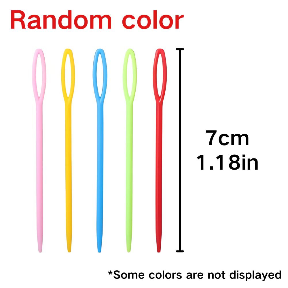 เข็มเย็บผ้าปลายทู่แบบสุ่ม 7 ซม - Embroidery Yarns บทวิจารณ์และราคา