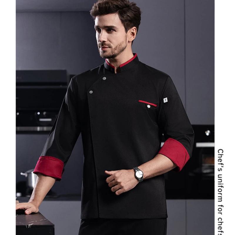 ชุดยูนิฟอร์มเชฟ เสื้อทำงานแขนย - Embroidery Kitchen บทวิจารณ์และราคา