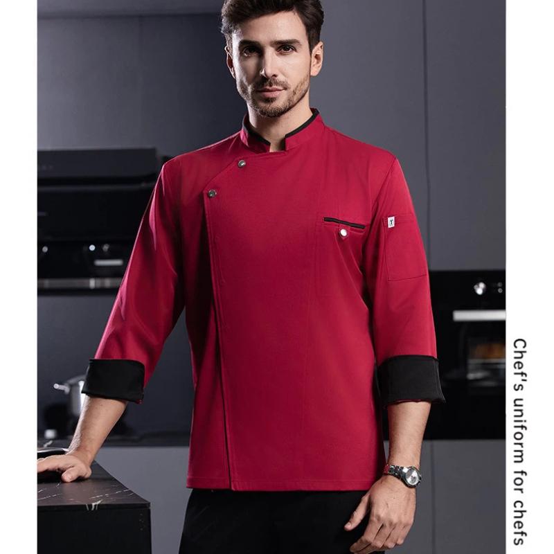 ชุดยูนิฟอร์มเชฟ เสื้อทำงานแขนย - Embroidery Kitchen บทวิจารณ์และราคา