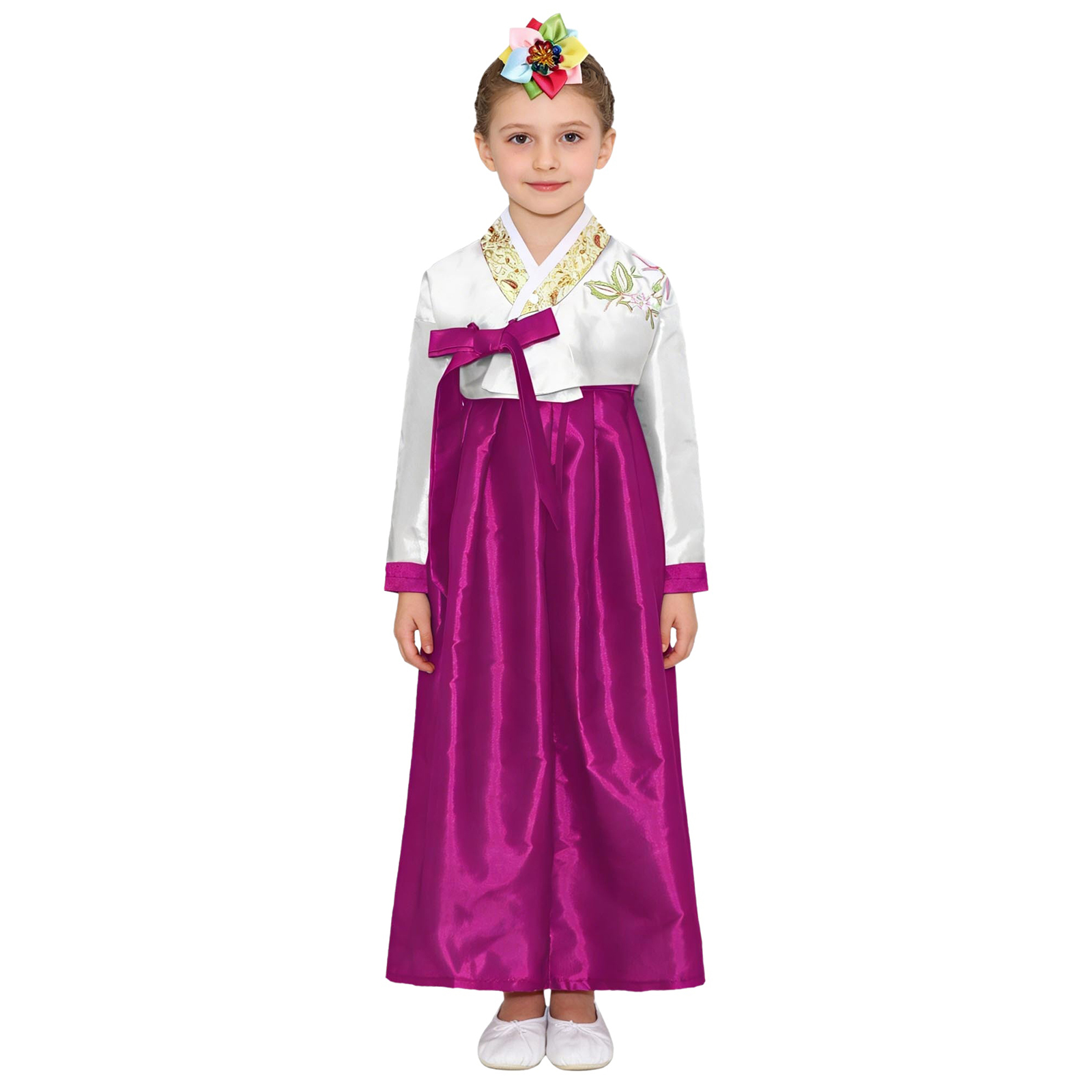 ชุดฮันบกเด็กผู้หญิงสไตล์เกาหลี - Embroidery Skirt บทวิจารณ์และราคา