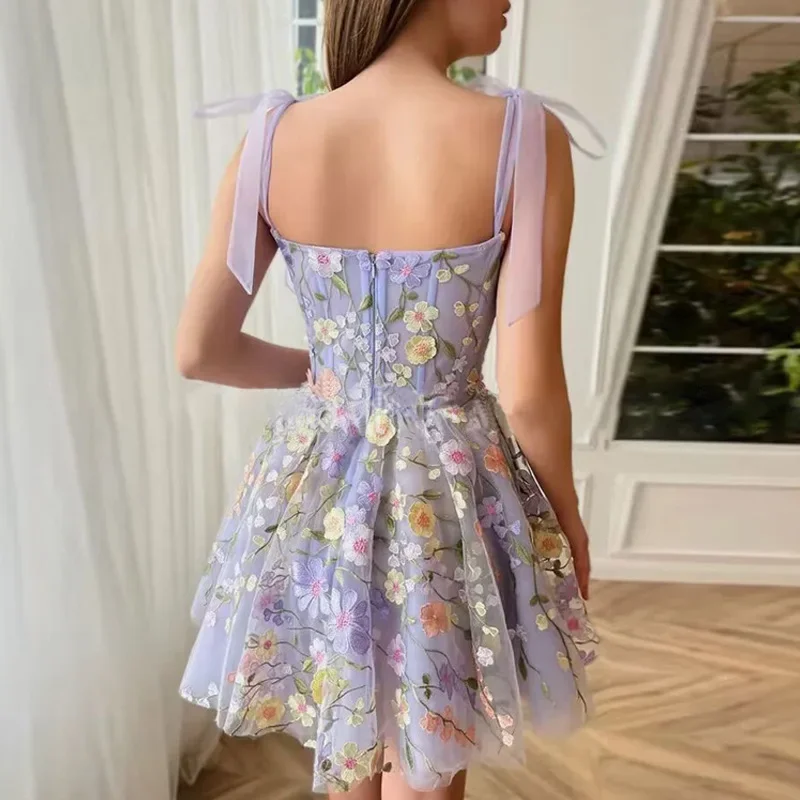 ชุดเดรสสตรีแฟชั่น 3D ดอกไม้เย็ - Embroidery Zara บทวิจารณ์และราคา