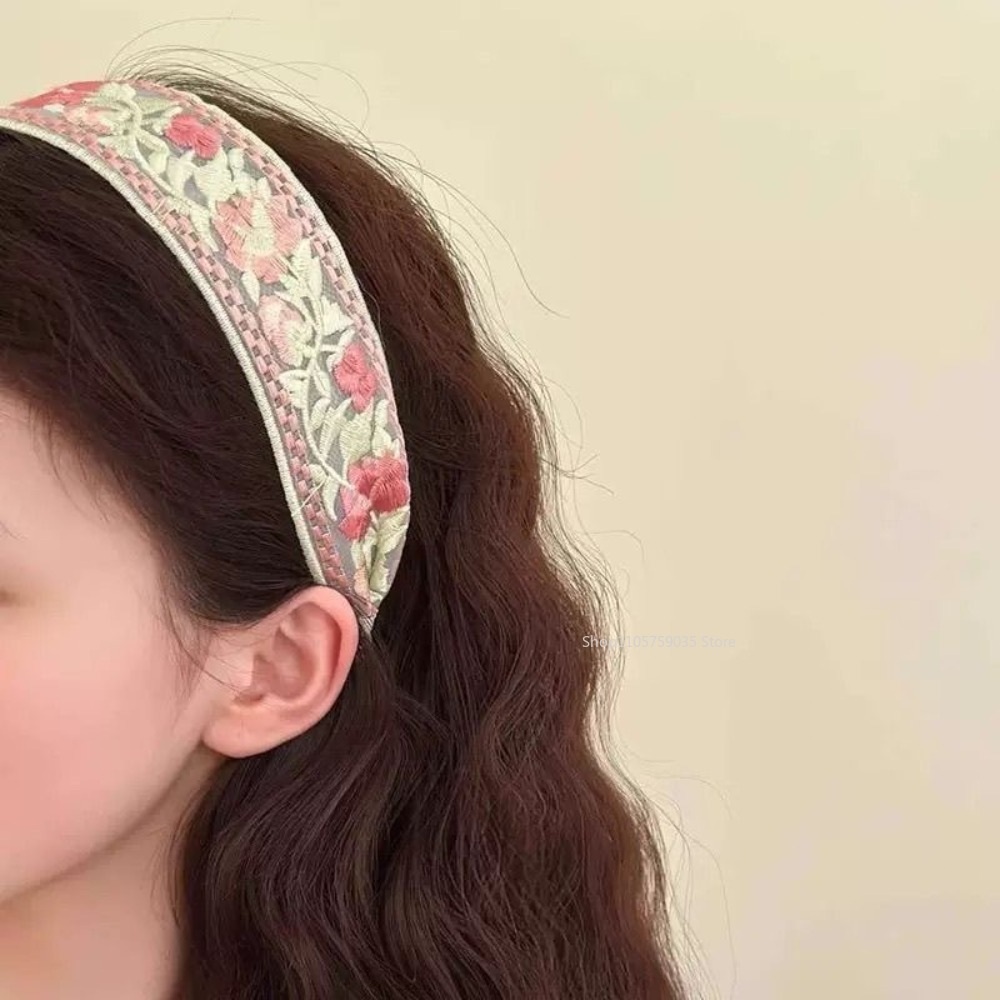 ที่คาดผมลูกไม้ปักลายดอกไม้สไตล - Embroidery Hooping บทวิจารณ์และราคา