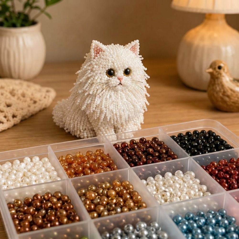 ชุดงานฝีมือปักลูกปัดรูปสัตว์ D - Embroidery Kit Set บทวิจารณ์และราคา