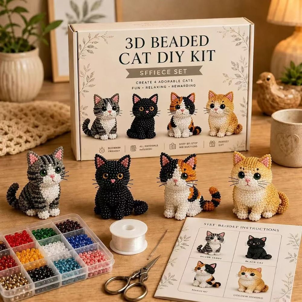 ชุดงานฝีมือปักลูกปัดรูปสัตว์ D - Embroidery Kit Set บทวิจารณ์และราคา
