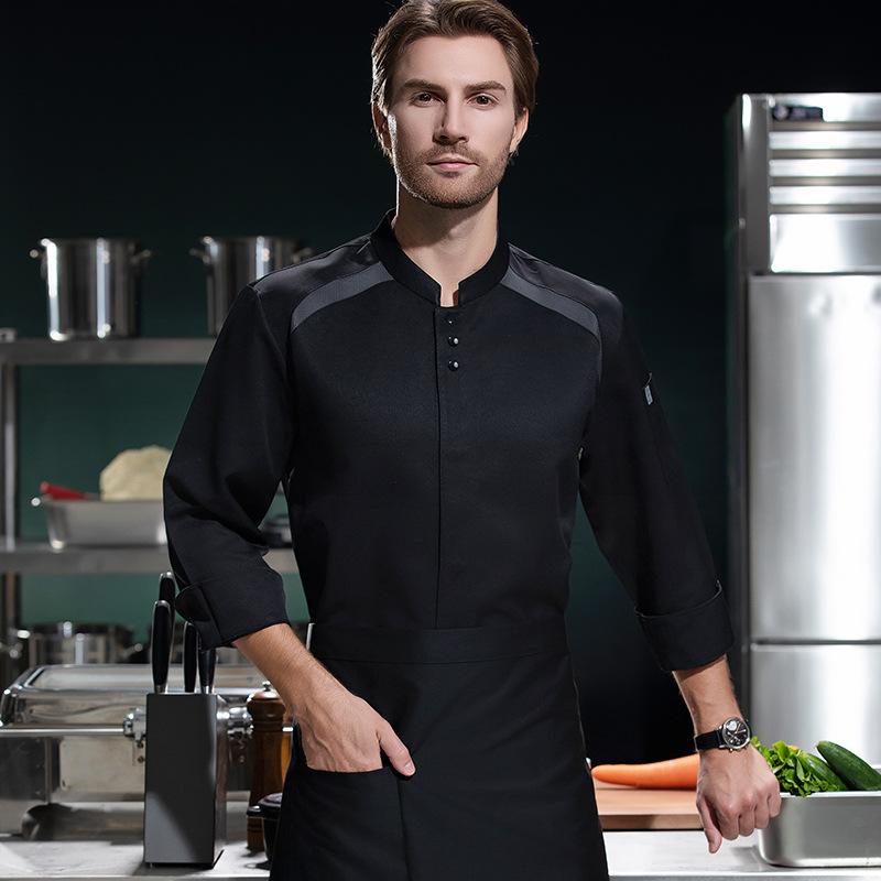 เสื้อเชฟแขนยาวระบายอากาศได้ดี  - Embroidery Kitchen บทวิจารณ์และราคา
