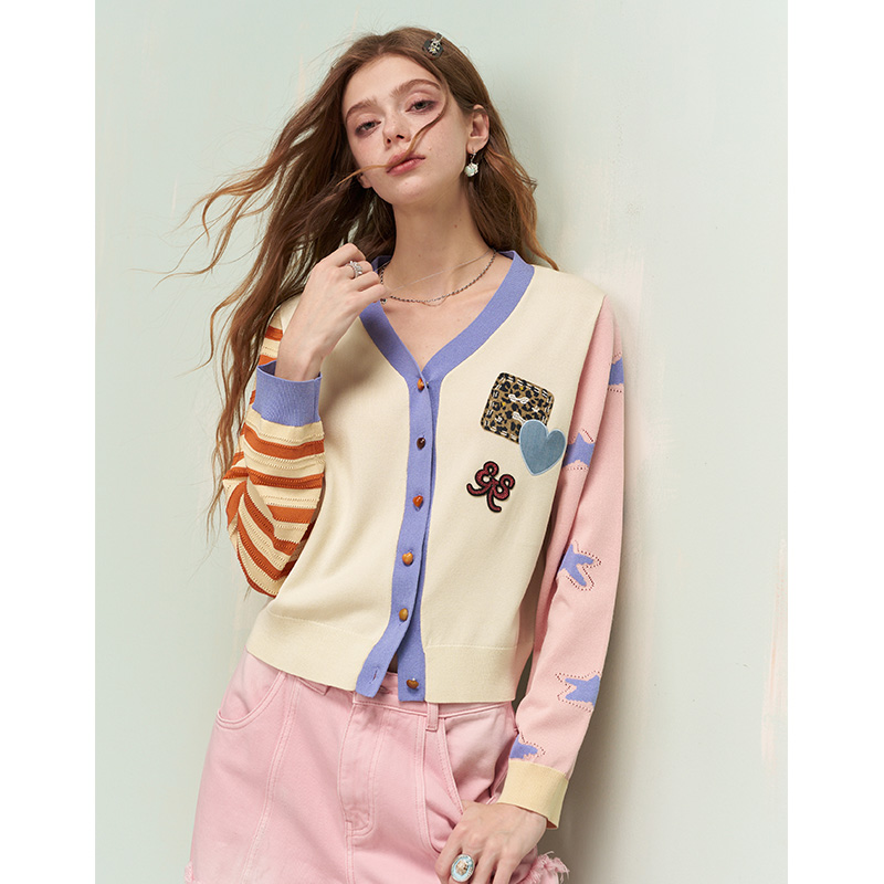 ELFSACK เสื้อคาร์ดิแกนถักแบบอส - Embroidery Cream บทวิจารณ์และราคา