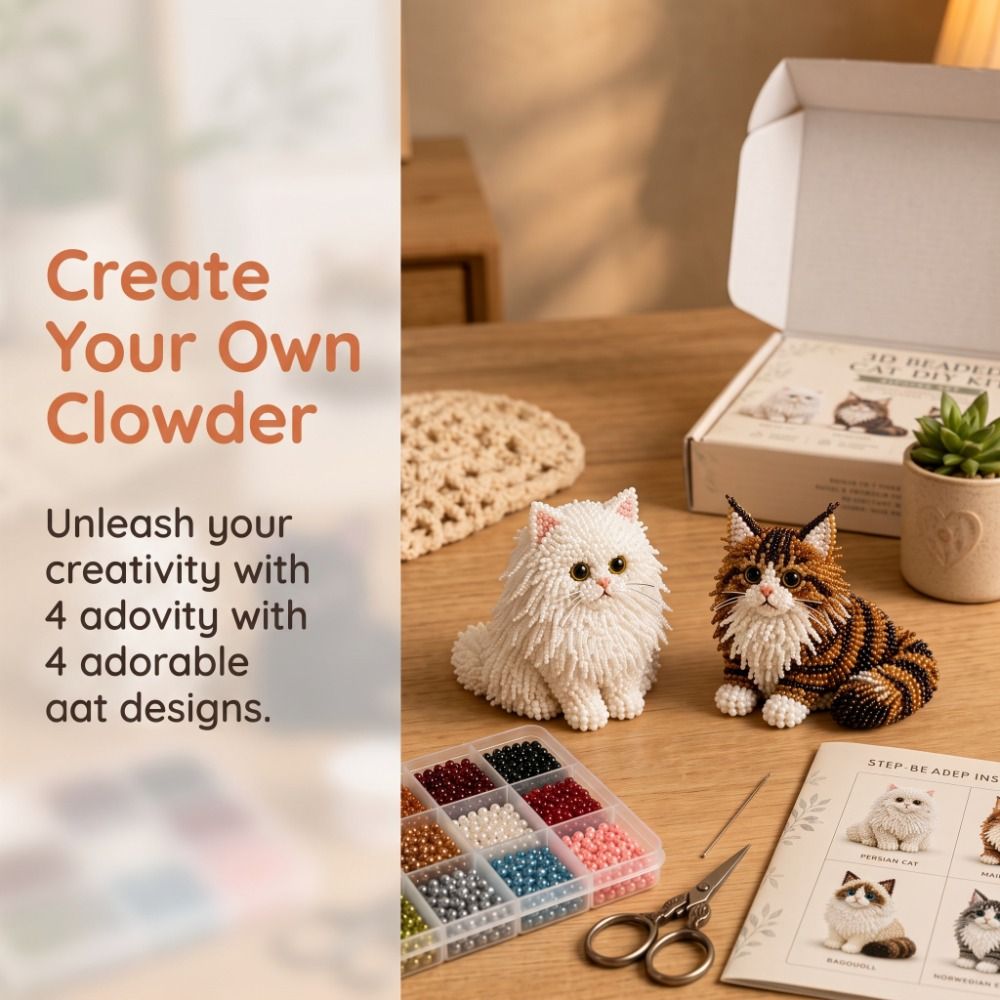 ชุดงานฝีมือปักลูกปัดรูปสัตว์ D - Embroidery Kit Set บทวิจารณ์และราคา