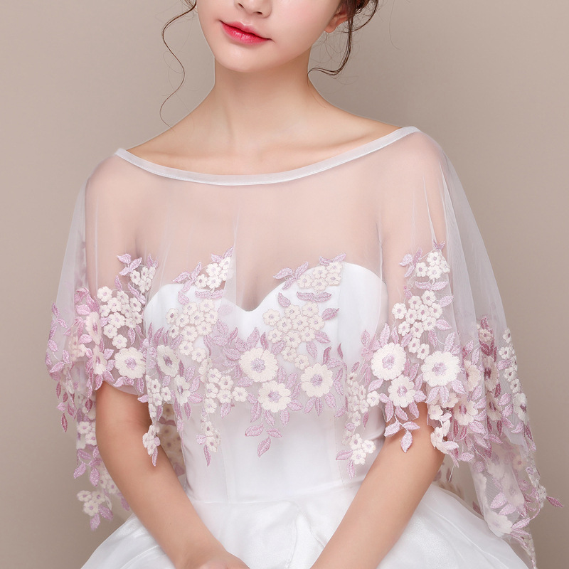 เซ็กซี่สีขาวผู้หญิง Bolero ลูก - Embroidery Jacket บทวิจารณ์และราคา