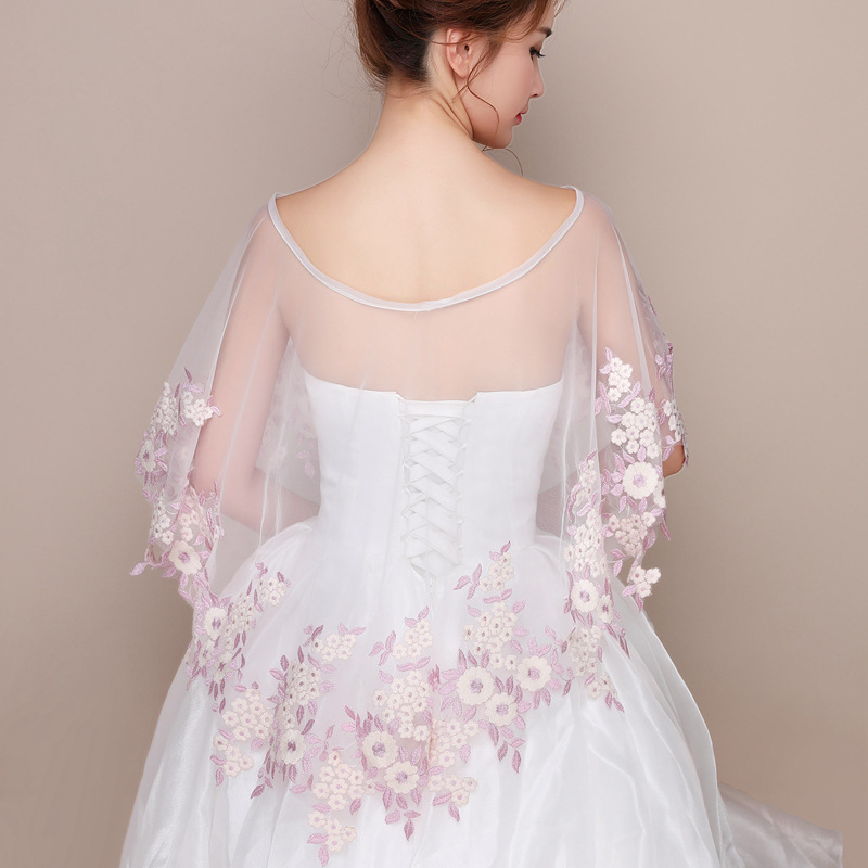 เซ็กซี่สีขาวผู้หญิง Bolero ลูก - Embroidery Jacket บทวิจารณ์และราคา