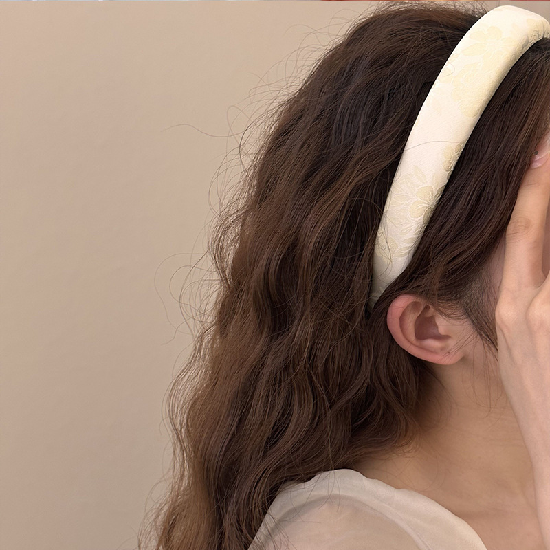 ที่คาดผมแฟชั่นฟองน้ำดอกไม้ปักร - Embroidery Hooping บทวิจารณ์และราคา